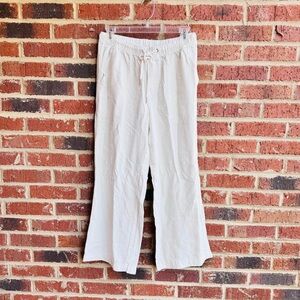 SPLENDID Cream Relaxed Trousers